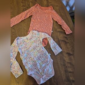 Floral Long Sleeve Kids One Piece Set
